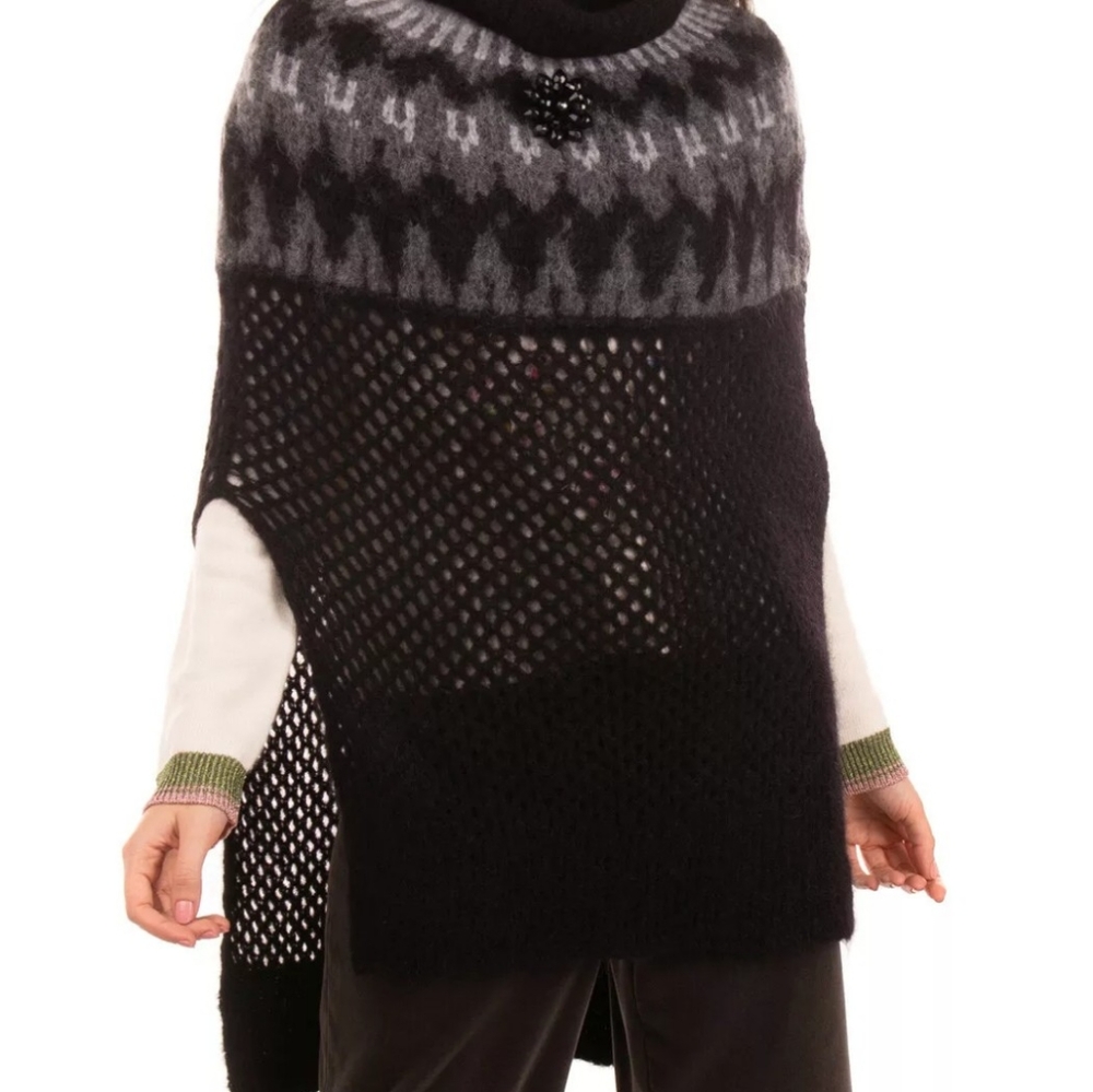 (SOLD) High by Claire Campbell Poncho Size Large